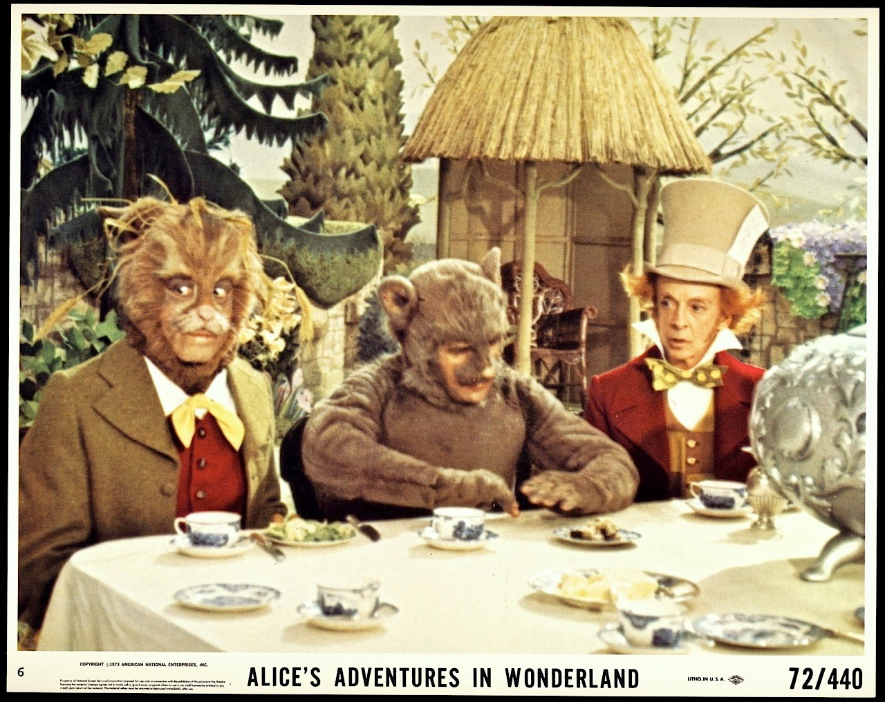 1973 ALICE'S ADVENTURES IN WONDERLAND British Musical LOBBY CARD Set MAD HATTER