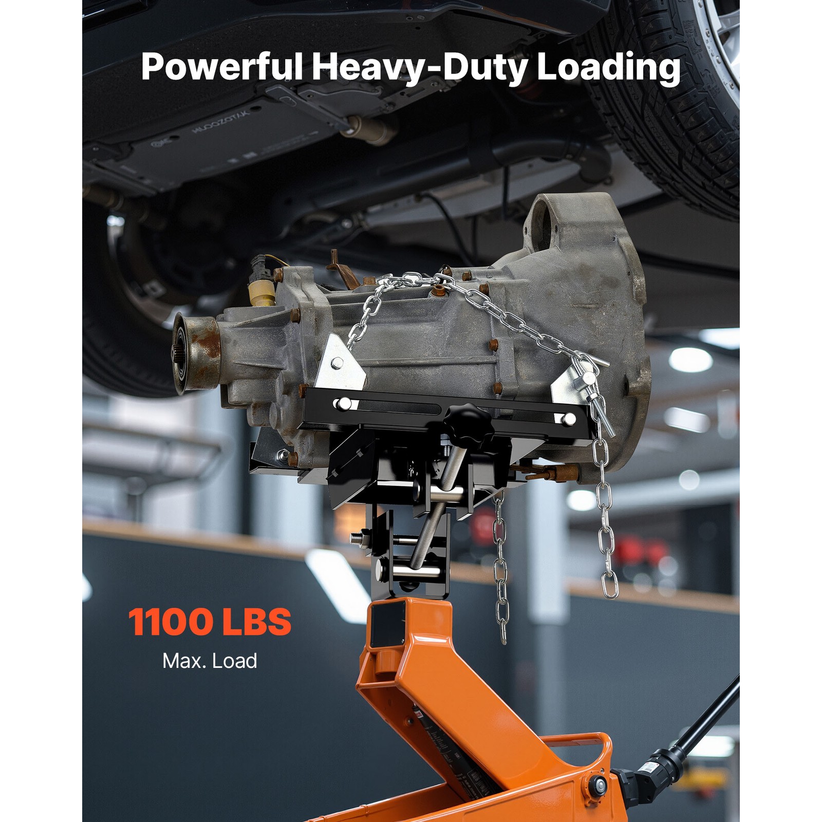 Uimoso Transmission Jack Adapter 1100 lbs Durable Lift Accessory for Floor Jacks