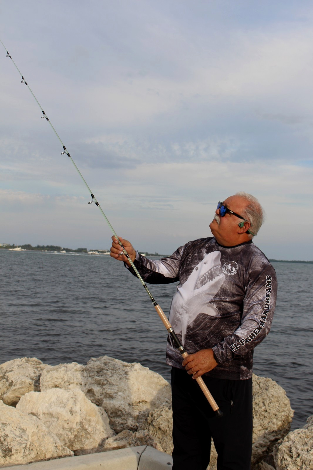 Spinning Rod - LARGO STICK I 7ft 1 Section 7 guides -Hook holder - Not Ugly