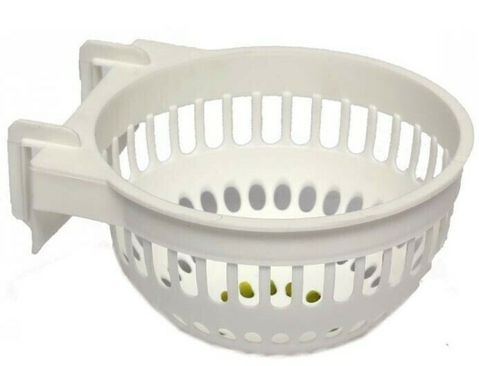 Bird Nest Lot of 3 Plastic Hang Hook Pans Cage Aviary Budgie Canary Lovebird