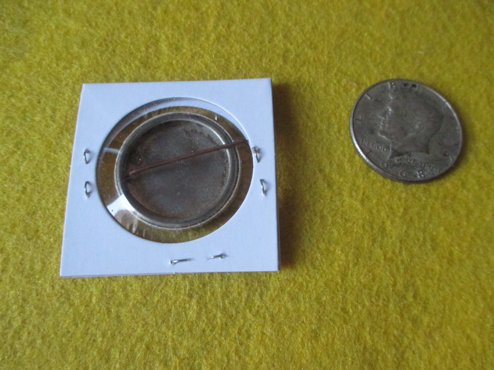 ORIGINAL WWII HOMEFRONT ANTI AXIS WANTED FOR MURDER HITLER 1 1/4 INCH BUTTONS