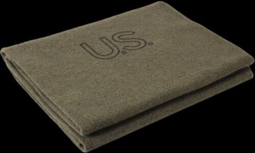 U.S MILITARY STYLE ARMY WOOL BLANKET CAMPING SURVIVAL 60X80 HEAVY DUTY NEW