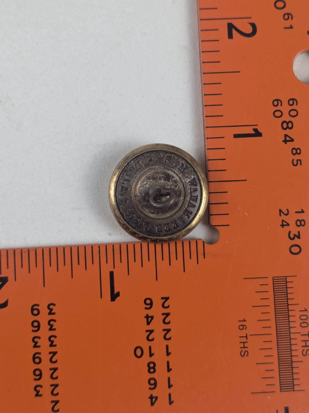 1870-90s - N.S. Company Employee Uniform Button Original- B20C