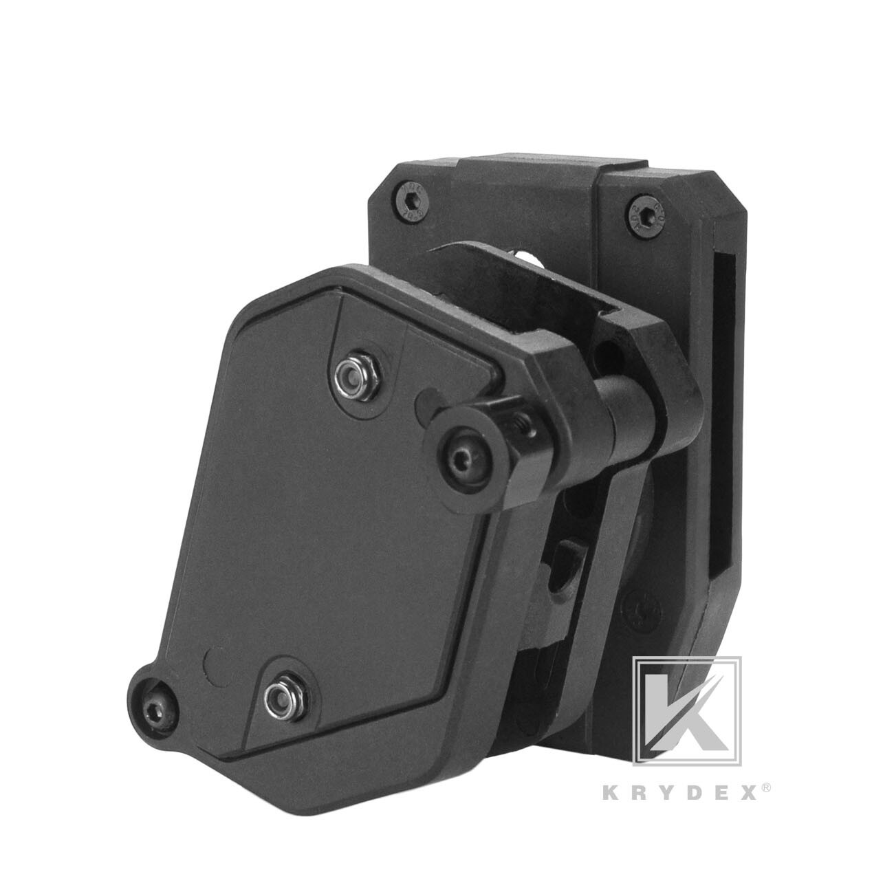KRYDEX IPSC USPSA 3-Gun 4x Pistol Magazine Holsters Mag Pouches w/ Shooting Belt