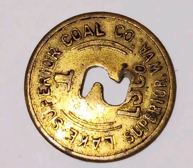 Vintage Wva Coal Script Tokens / Coins Money
