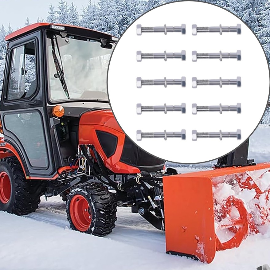 70060-01338 (10 Pack) Snowblower Shear Bolts For Kubota BX2750D Front Snowblower