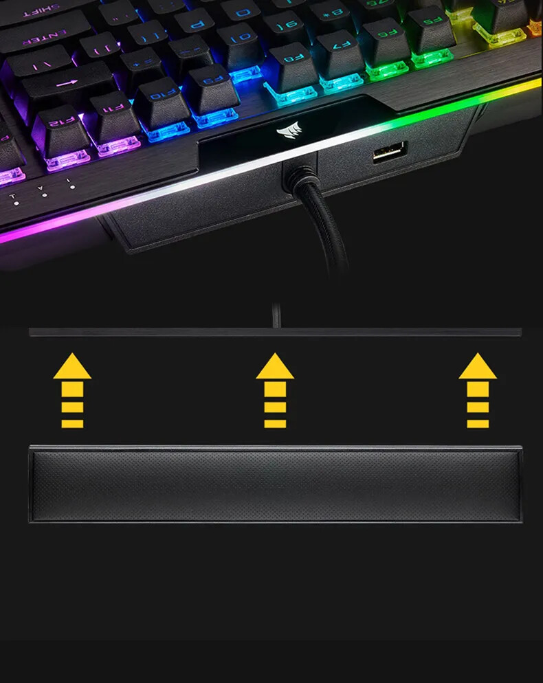 Original keyboard wrist rest for Corsair K70 K95 RGB Platinum K63 K65 K68 STRAFE