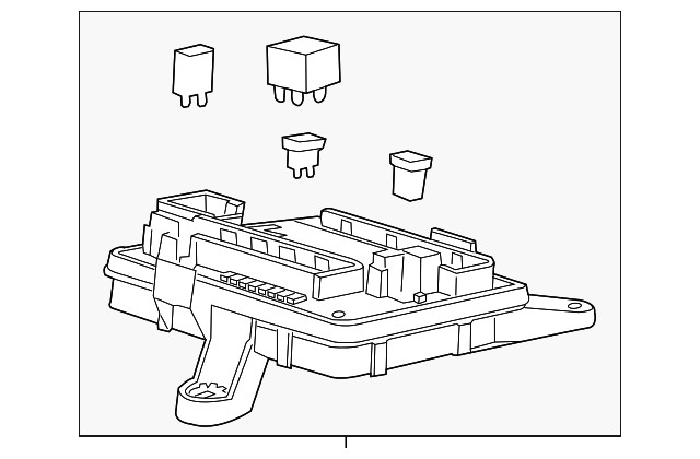 Genuine GM Body Wiring Harness Junction Block 84127106