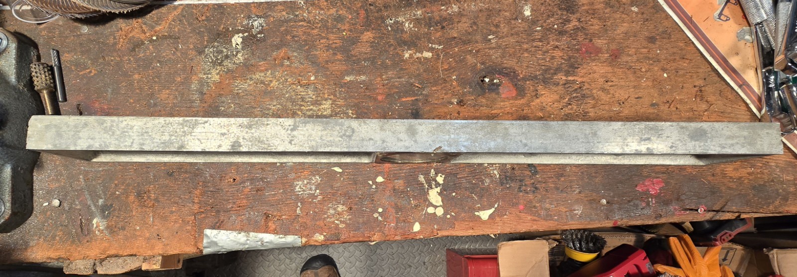 Antique 28" Union Gravity Level Co Inclinometer Patent 1923, Sioux City, Iowa