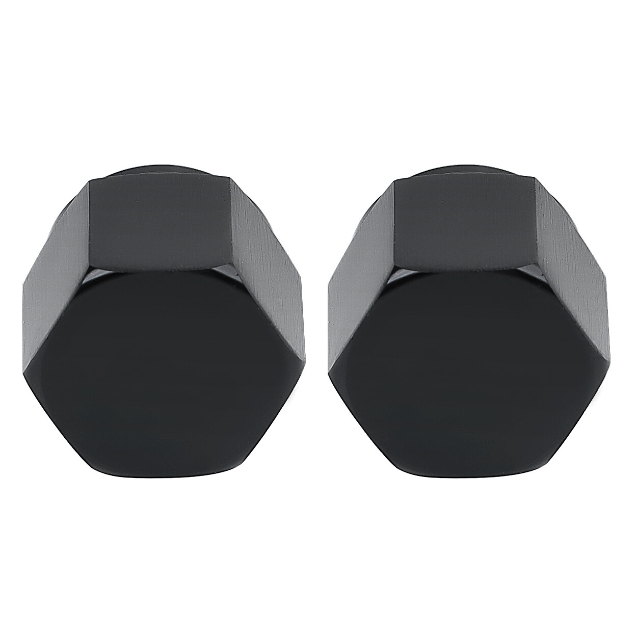LokoCar 4AN 6AN 8AN 10AN Flare Cap Block off Fitting Plug Aluminum Black 2Pcs