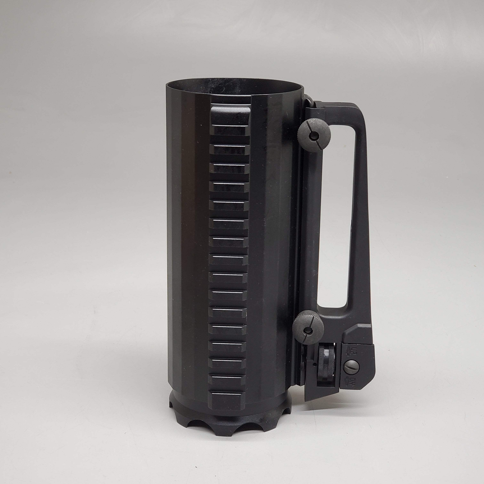 Tactical Rail Battle Aluminum Mug Multi Function Camping Military Cup Black 8625