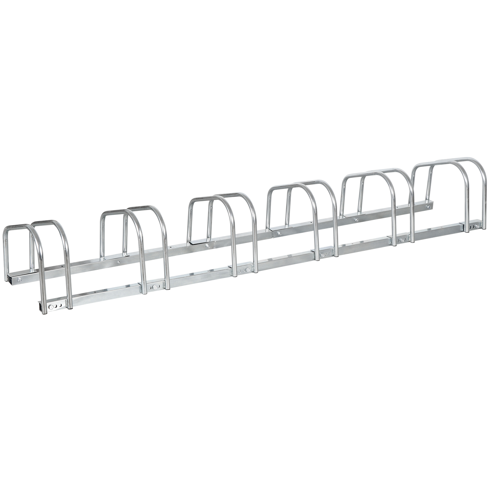 Bike Storage Rack 1-6 Bicycle Floor Parking Stand for Home Garage Indoor Outdoor