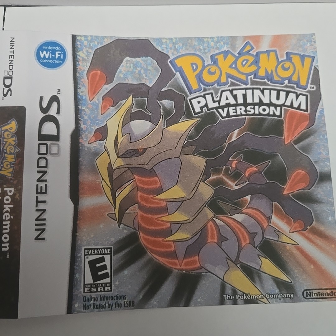 Replacement Case For Pokemon Platinum Version Nintendo DS