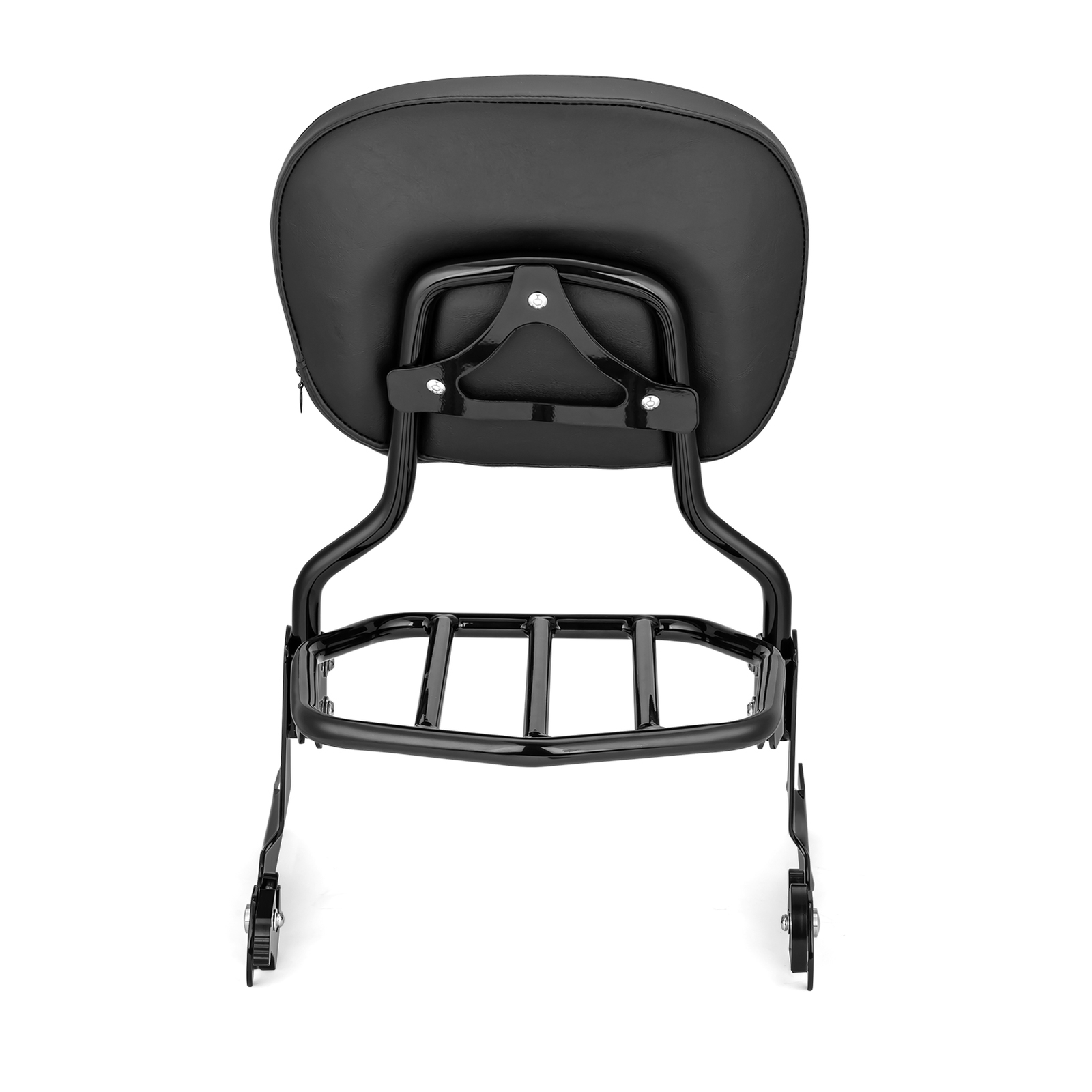 18.75" Backrest Sissy Bar Luggage Rack For Harley Fat Boy Lo FLSTF FLSTFB 07-17