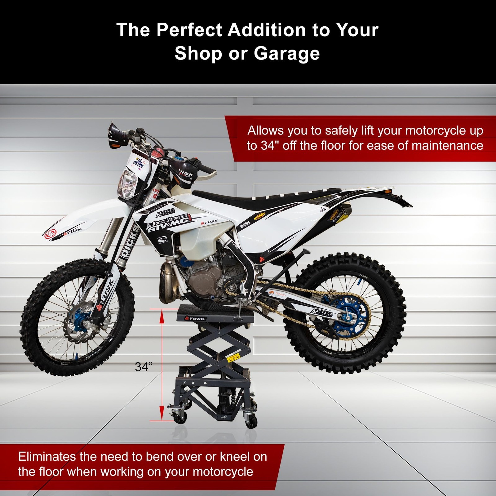 Tusk 1931190001 Tusk Scissor Lift Stand