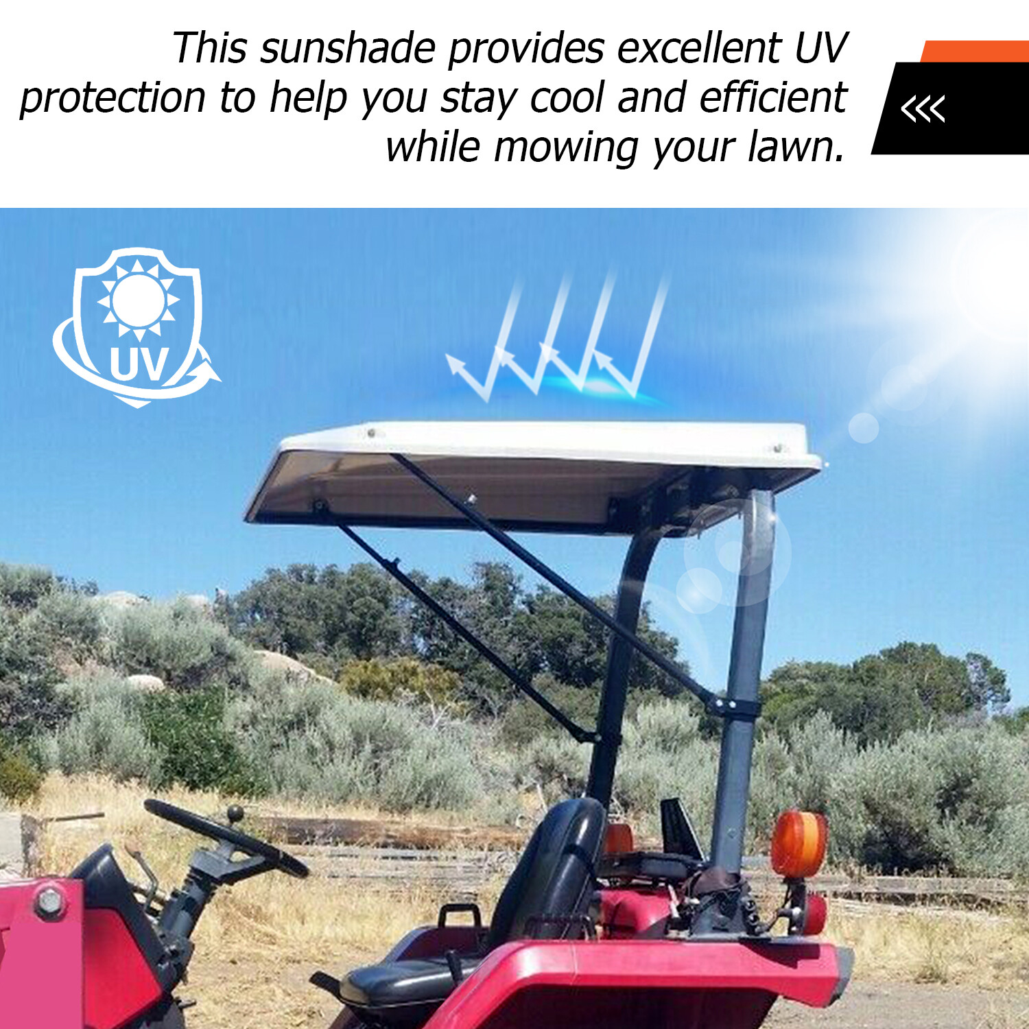 John Deere Universal Tractor Lawn Mower Top Canopy for ROPS