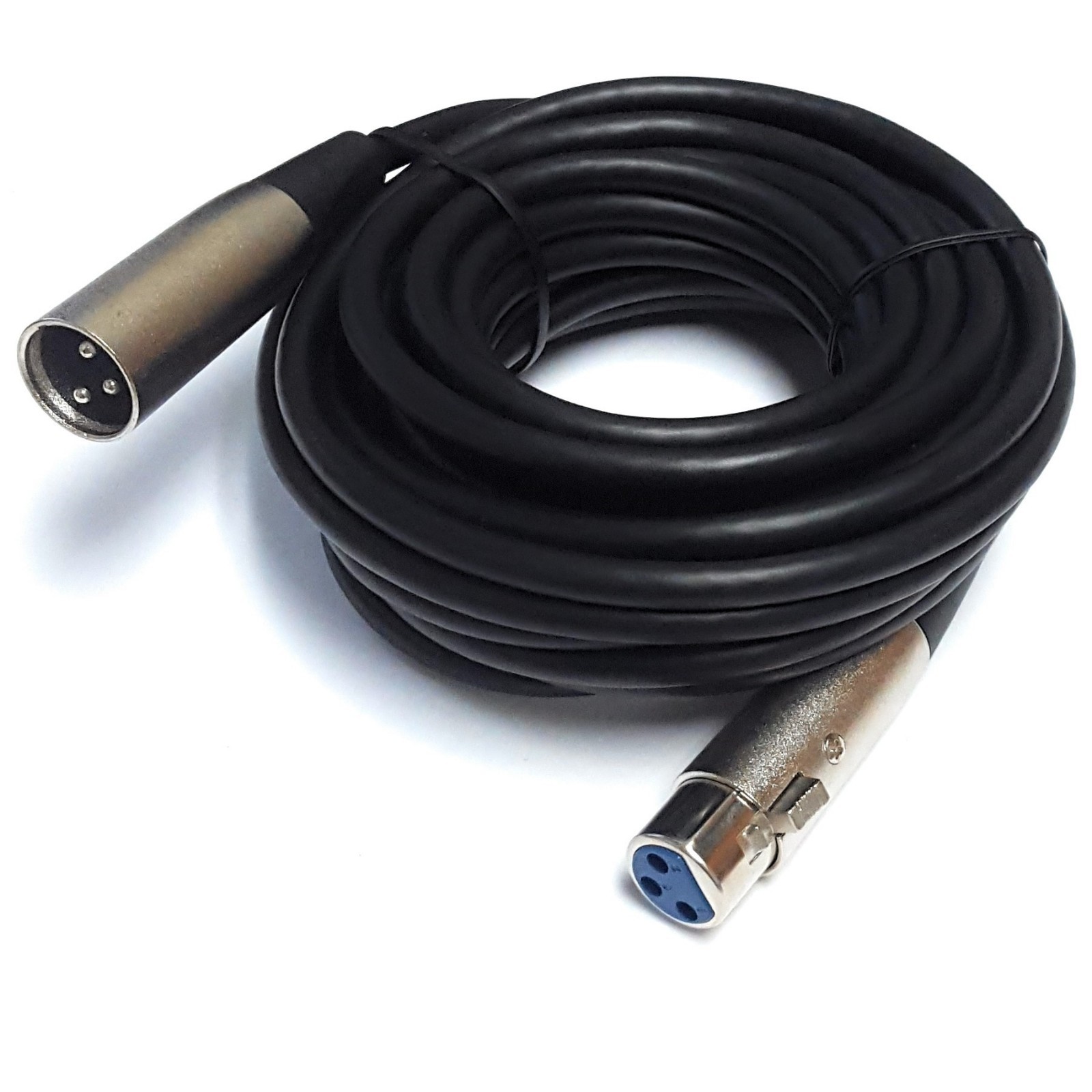 25ft - Shielded XLR Balanced Microphone Mic Pro Audio Cable Cord Male to Female