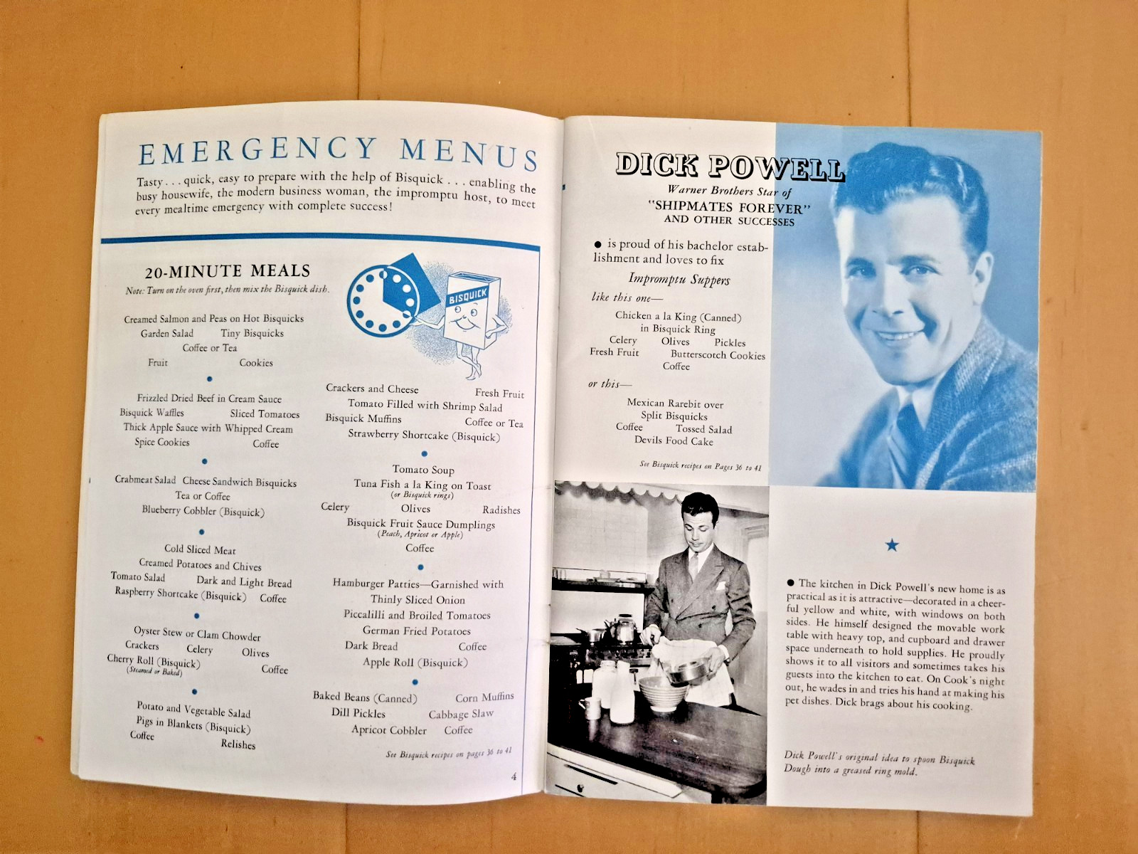 Vintage 1935 Bisquick HOW TO TAKE A TRICK A DAY WITH BISQUICK recipe booklet