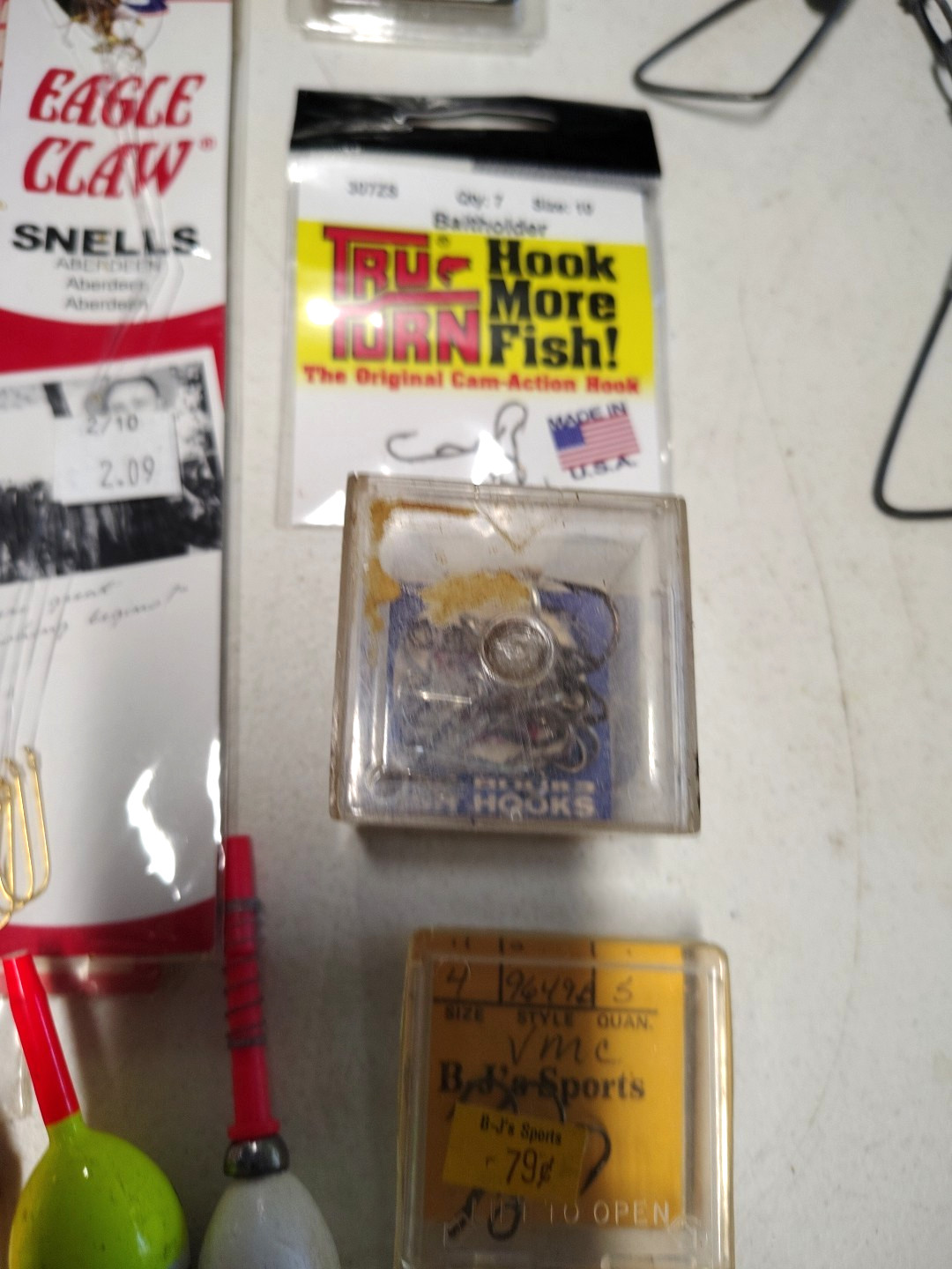 Fishing Supply Lot - Spinners, Line, Hooks, Bobbers, & More, New & Used (#2)