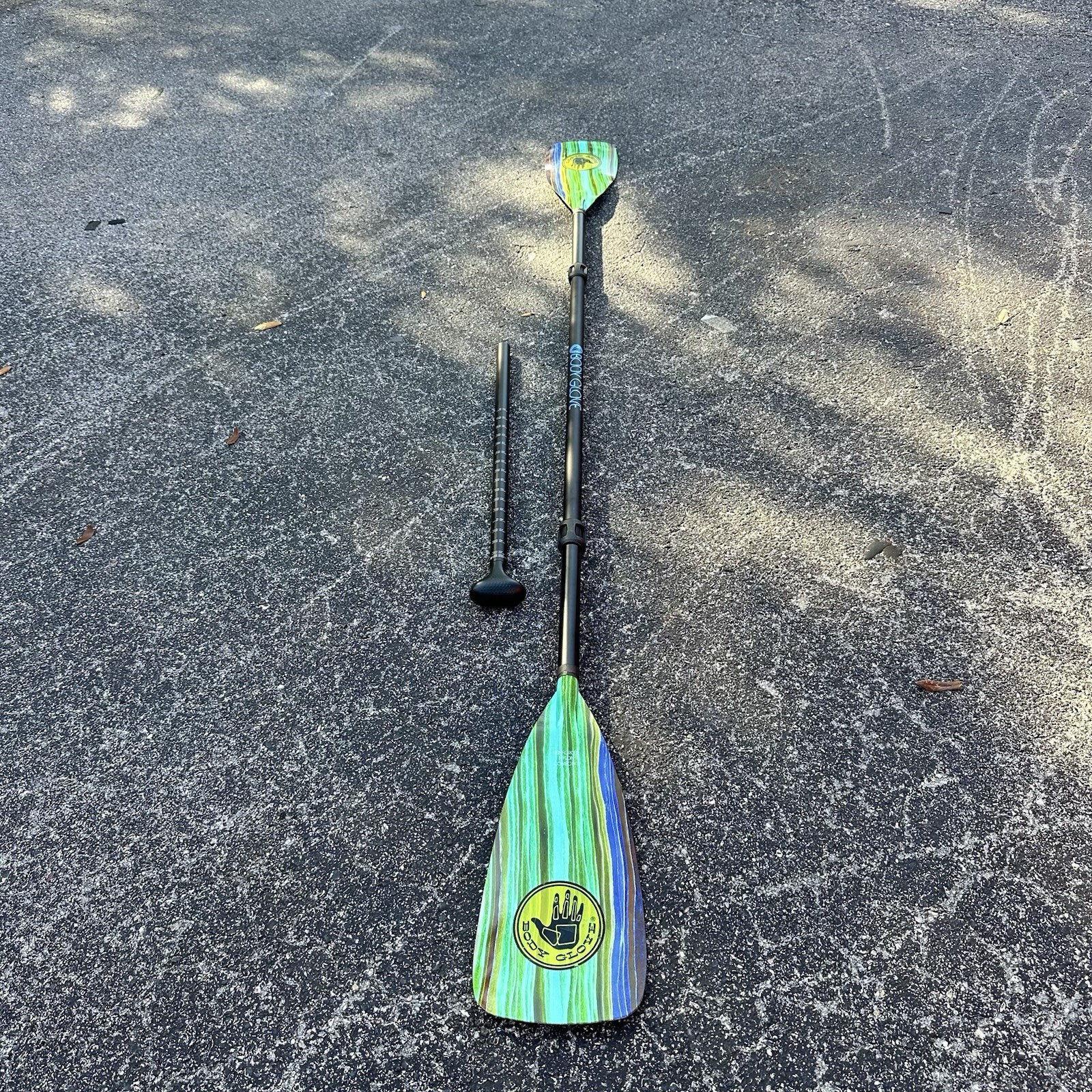 Kayak SUP Paddle - Adjustable 4-Piece, Floating, Lightweight (Body Glove)