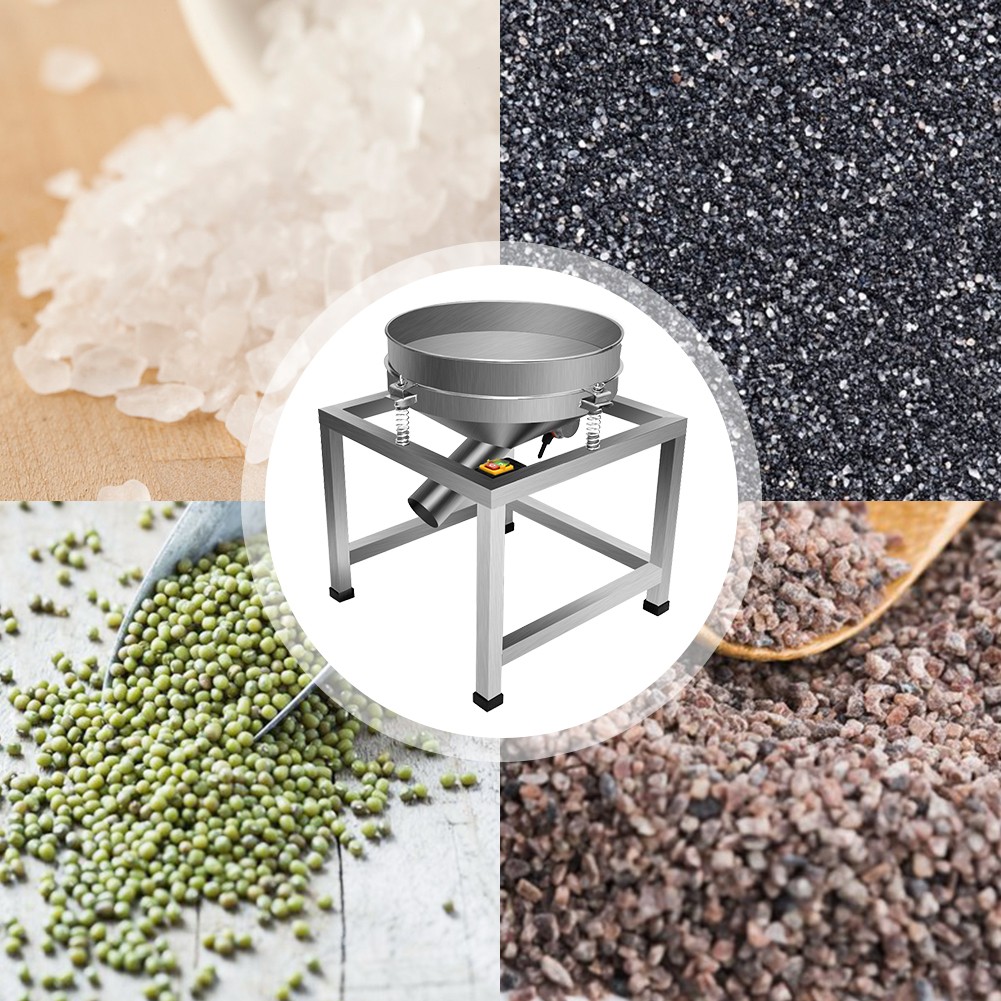 Large Automatic Sieve Shaker Sifter Machine Industrial Powder Sifter 80 Mesh