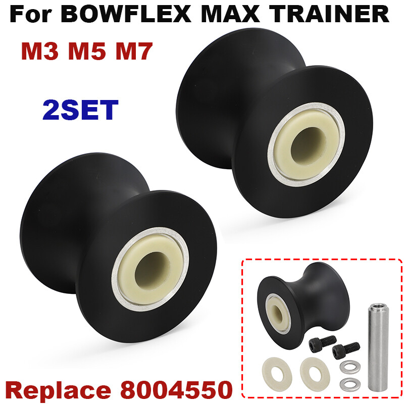 For M3 M5 M6 M7 M8 BOWFLEX MAX Trainer Wheel Replacement Arm Roller 2SET 8004550