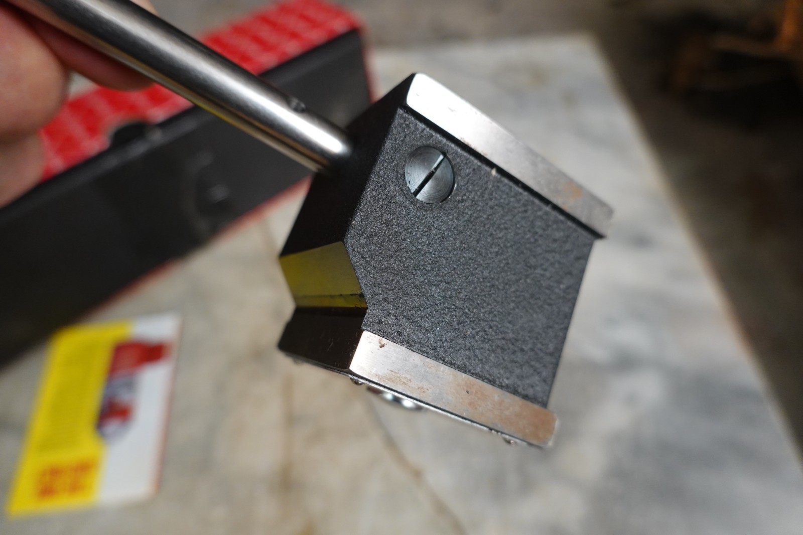 LS STARRETT MAG BASE IND HOLDER 657AA UNUSED Original Box Machinist Mechanic