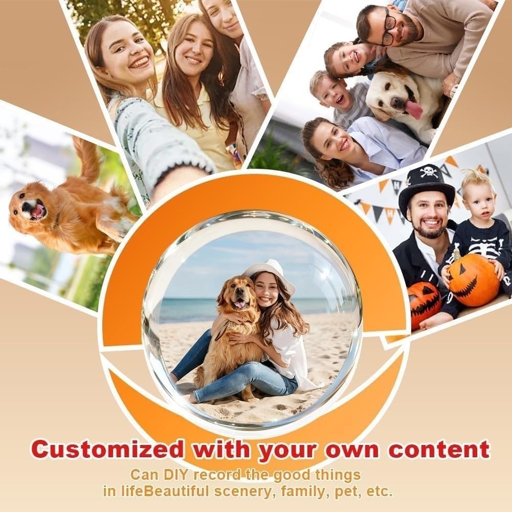 2025 Upgraded Memory Orb, 3D Ultrasound Memory Sphere Ball Video Player