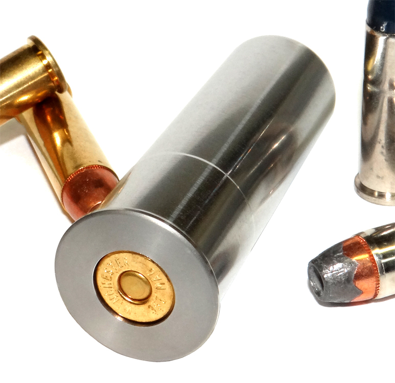 12GA to 357 Magnum Shotgun Adapter - Chamber Reducer - Stainless - Free Case !!!