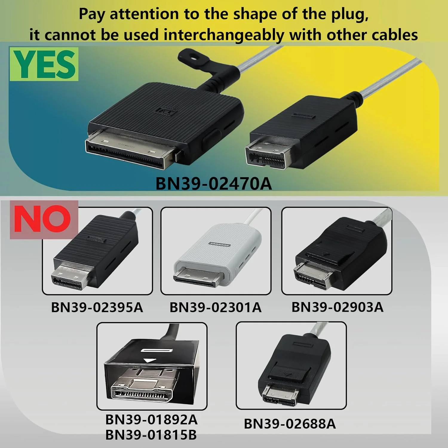 One Connect Cable For Samsung The Frame LS03D TV QN43LS03DAFXZA QN55LS03DAFXZA