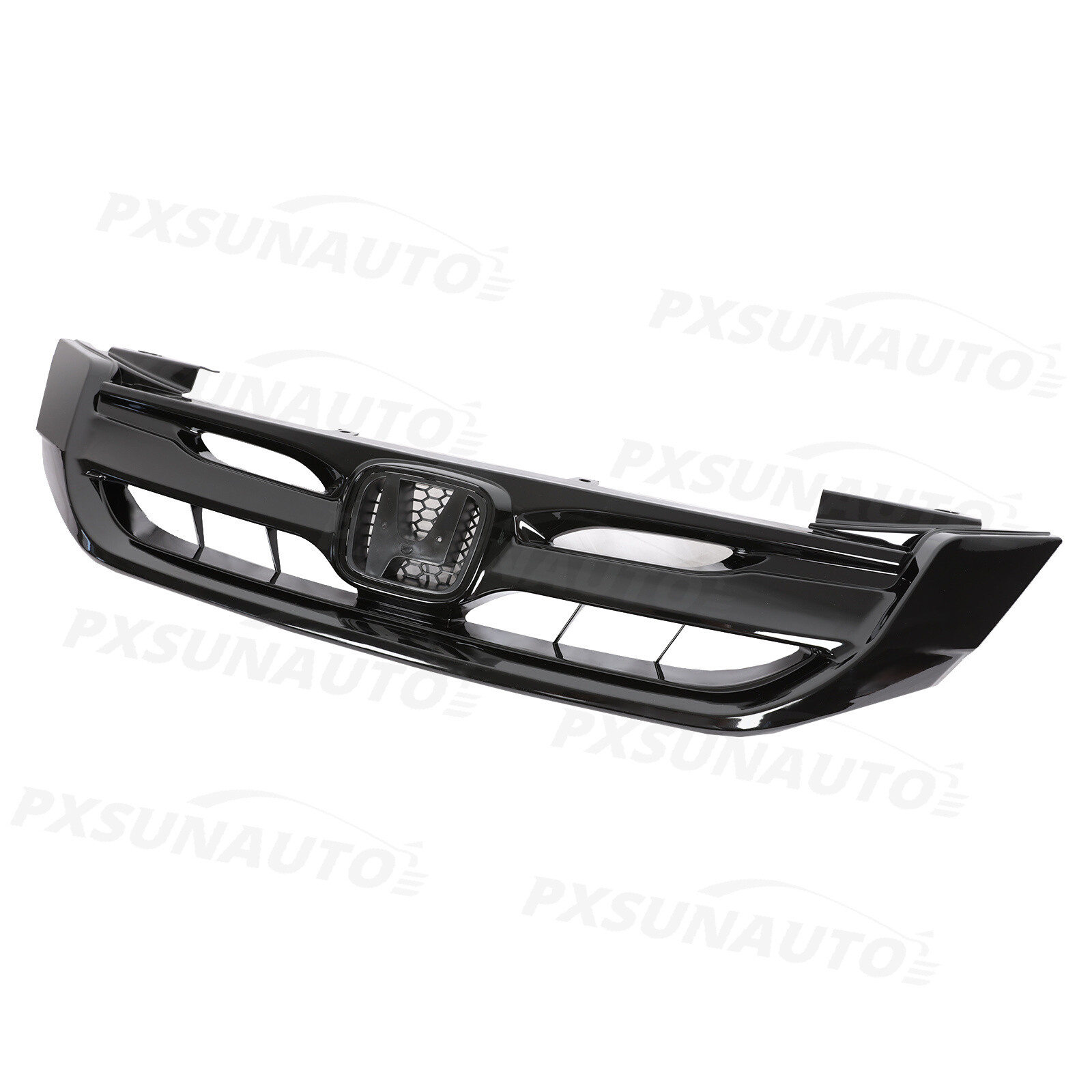 Fit 2013 2014 2015 Honda Accord Gloss Black JDM Mod Style Front Bumper Grille
