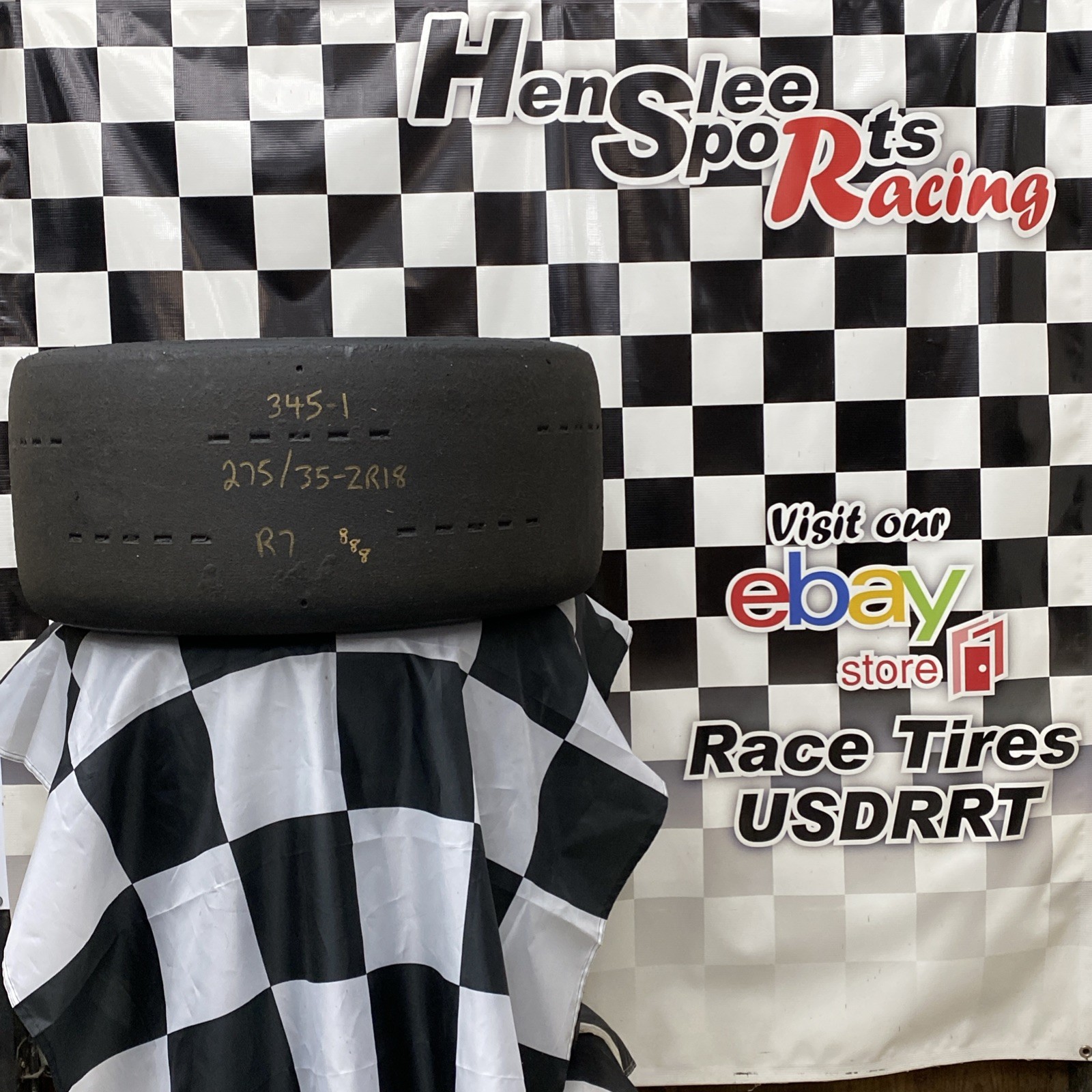 345-1 USDRRT HOOSIER DOT Road Race Tire        275/35  ZR18   R7