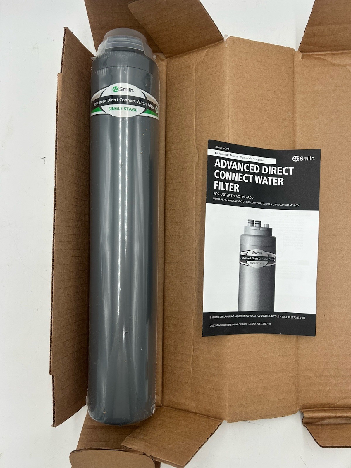 AO Smith Advanced Direct Connect Under Sink Replacement Filter for AO-MF-ADV R