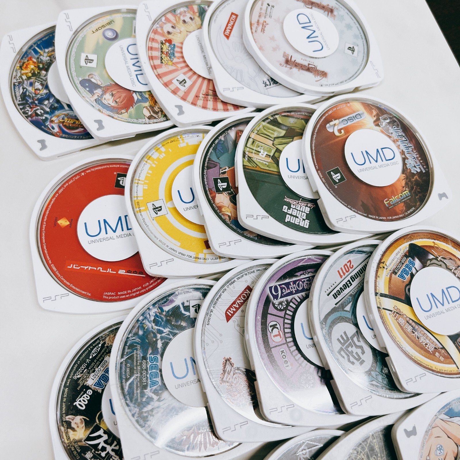 Sony PSP-3000 Console Choice Color w/Charger + Battery + Random 5 Games Tested