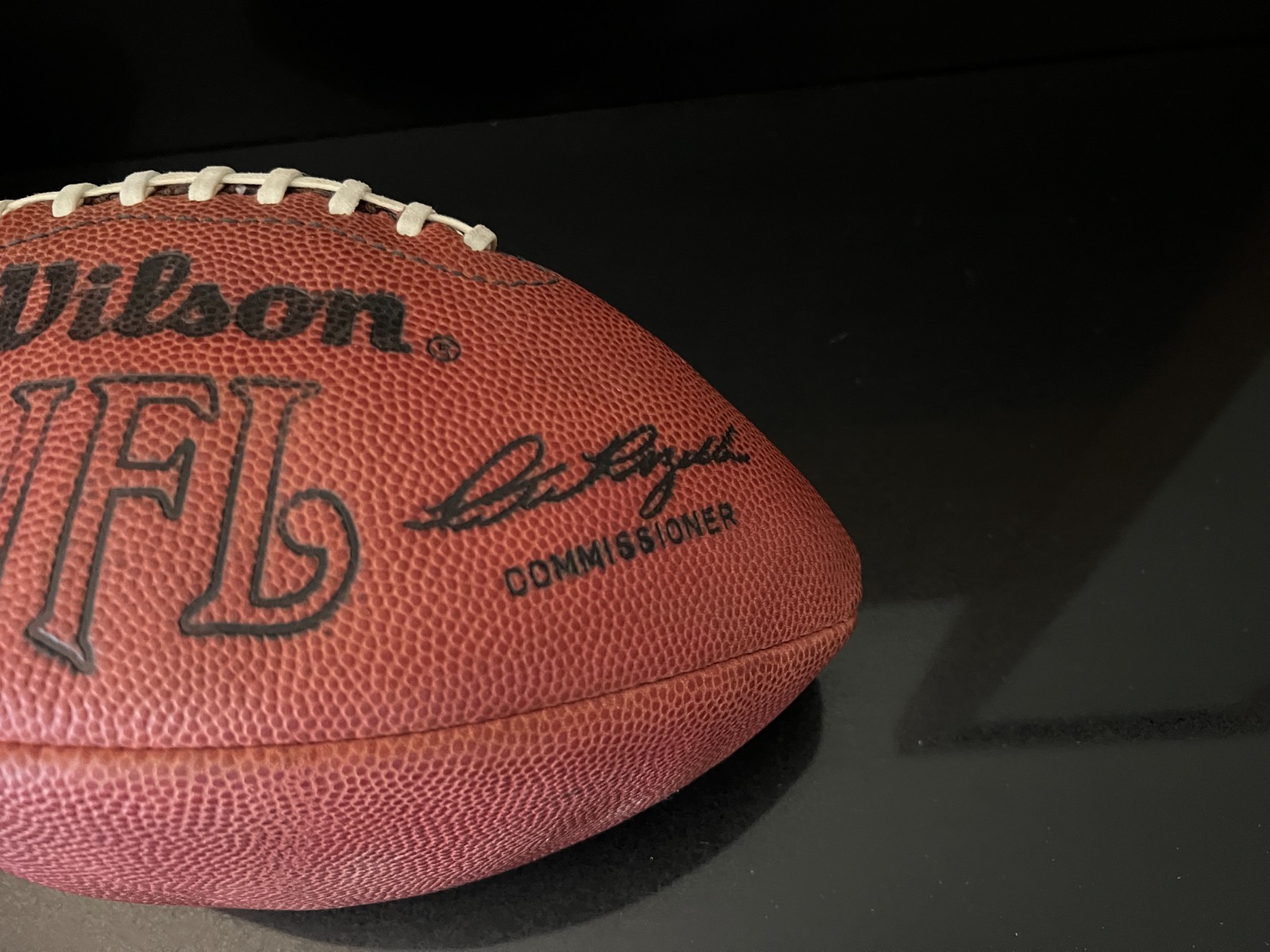 1970'S Pete Rozelle OAKLAND RAIDERS GAME USED WILSON PRO FOOTBALL EQUIP MANAGER