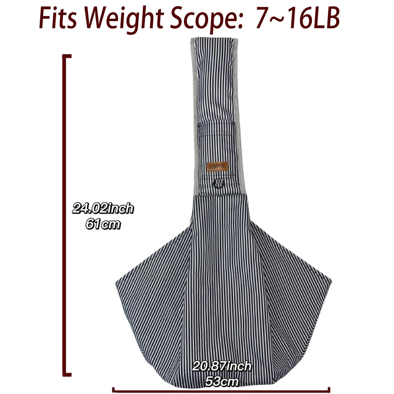 pet Carrier Comfortable pet Sling Backpack for Small Dogs and Puppy Adjustabl...