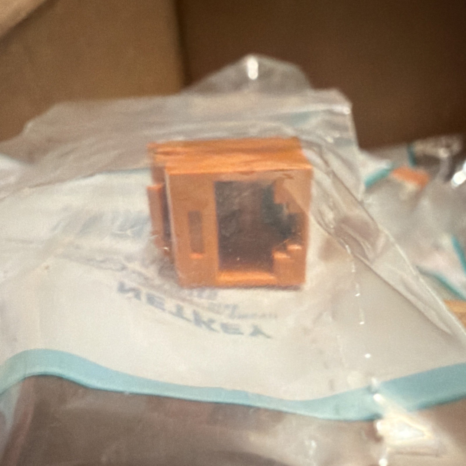 Panduit Cat5e Punchdown Jack Orange RJ45 Port Female NKP5E88MOR