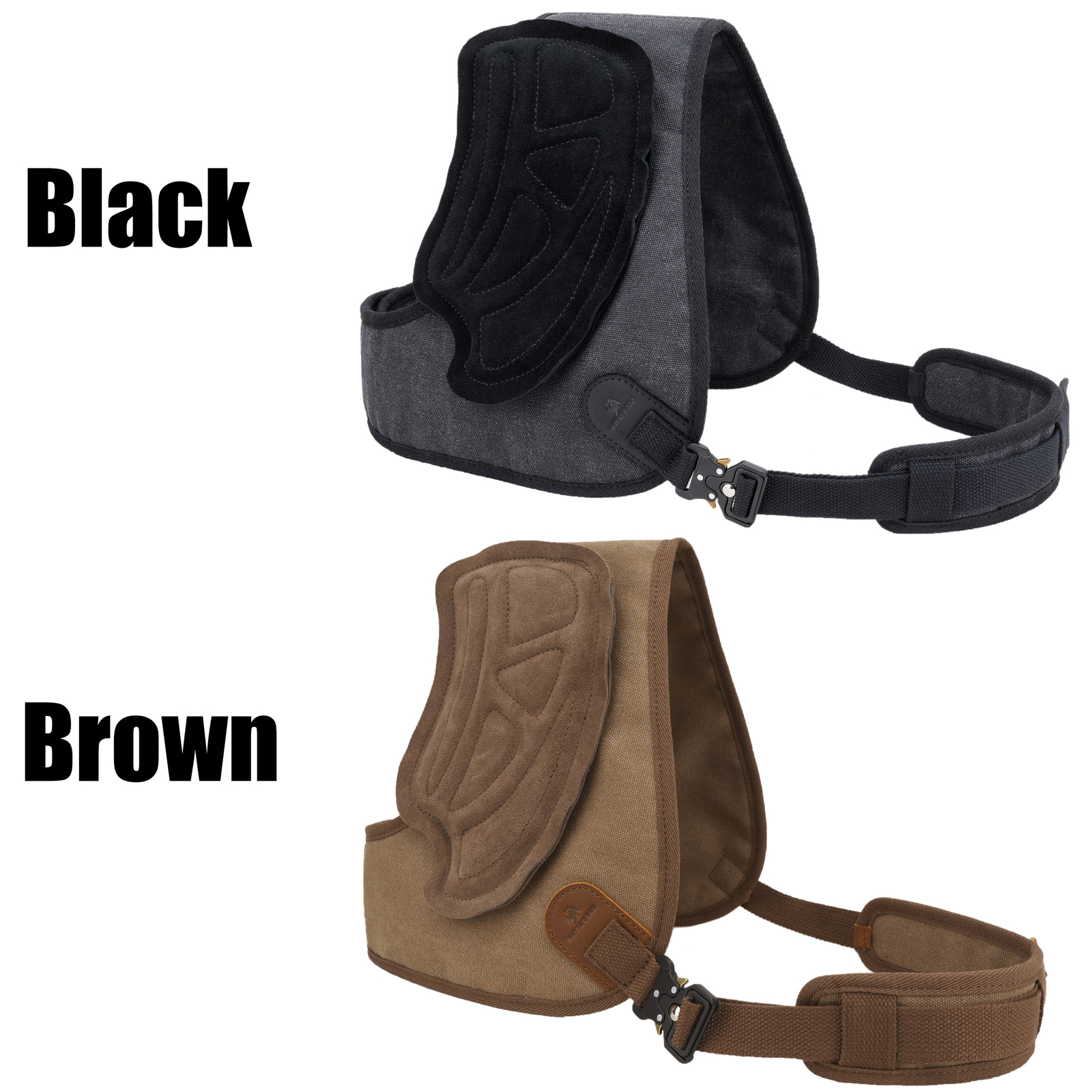 Padded Shoulder Shield Pad Leather Archery Half Chest Protector for Right & Left