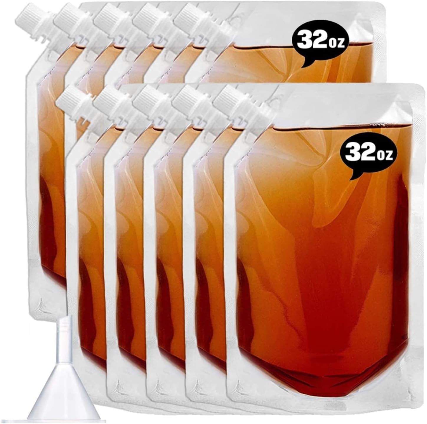 Travel-Friendly 32oz BPA-Free Drink Bags – Durable, Reusable, and Leak-Proof
