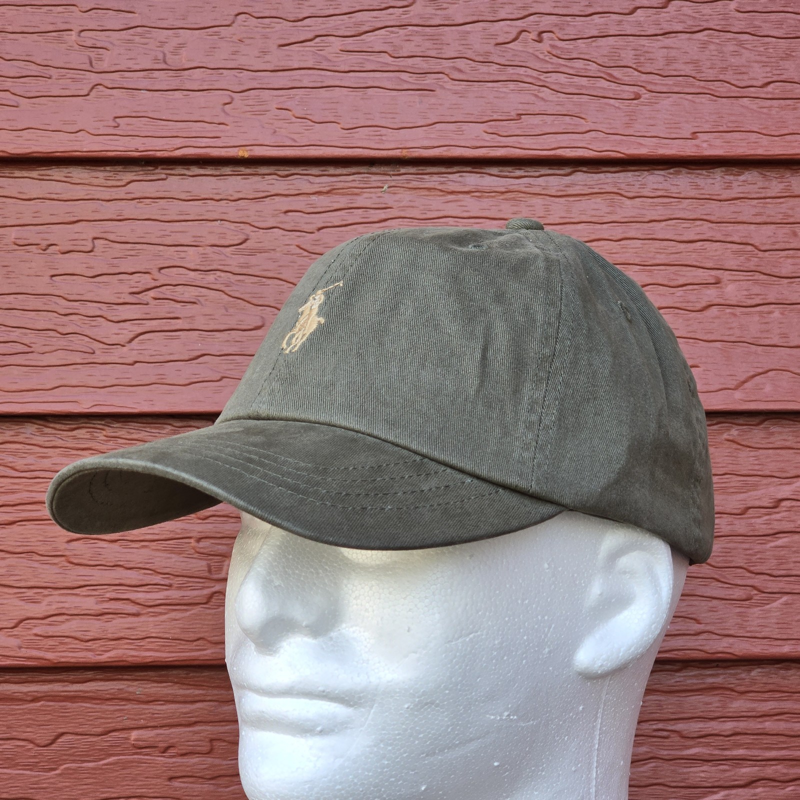 Polo Ralph Lauren Men's One Size Cotton Chino Adjustable Ball Cap Olive Green