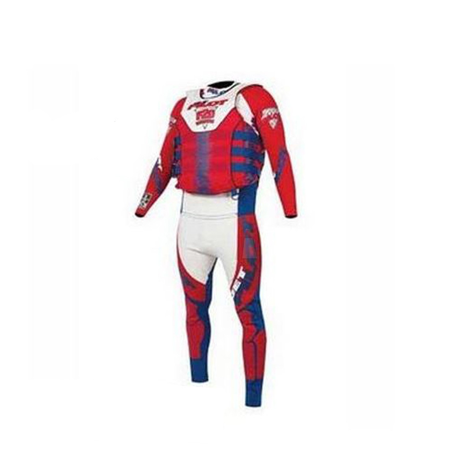 JetPilot New PWC Tigershark Wetsuit, Red/White/Blue, XXL, WJP-21370-JM-XX