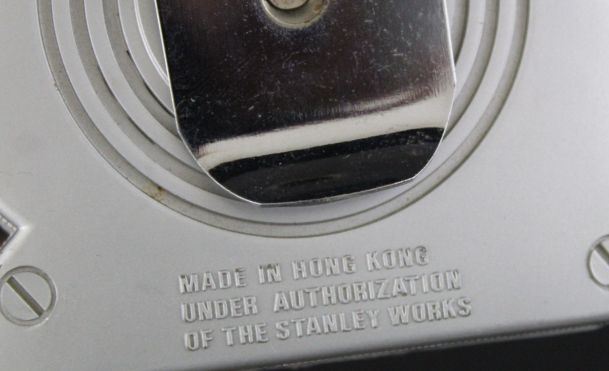 Vintage Stanley Powerlock Rule Tape Measure Am Radio - Works (E)