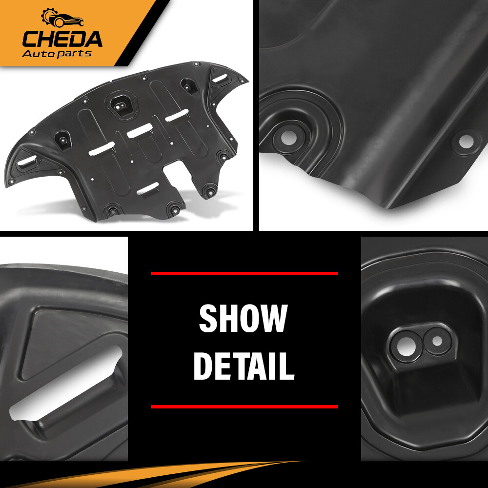 Fit For Hyundai Tucson 2016-2021 Front Engine Splash Shields Under Cover Black