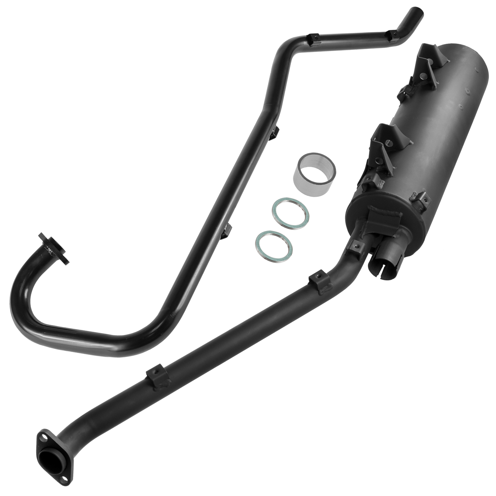 Exhaust Muffler & Pipe w/ Gaskets For Kawasaki Brute Force 750 KVF750 4x4 08-11