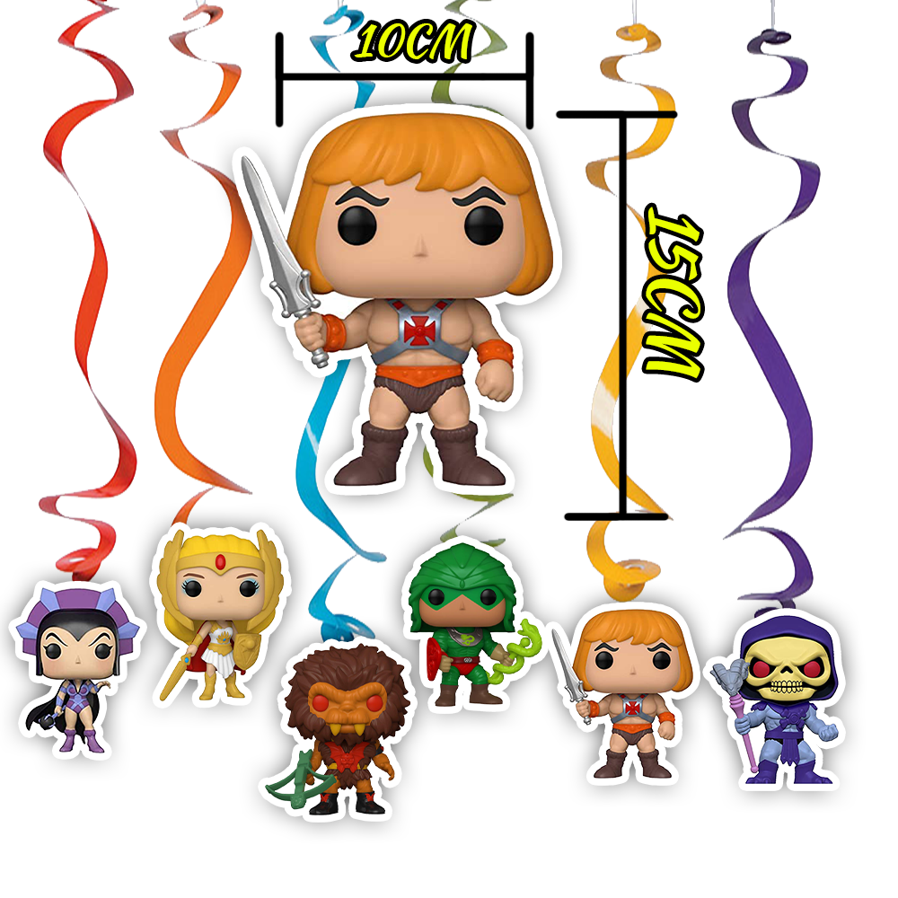 Heman she ra masters plate birthday party supplies favor centerpiece decoration