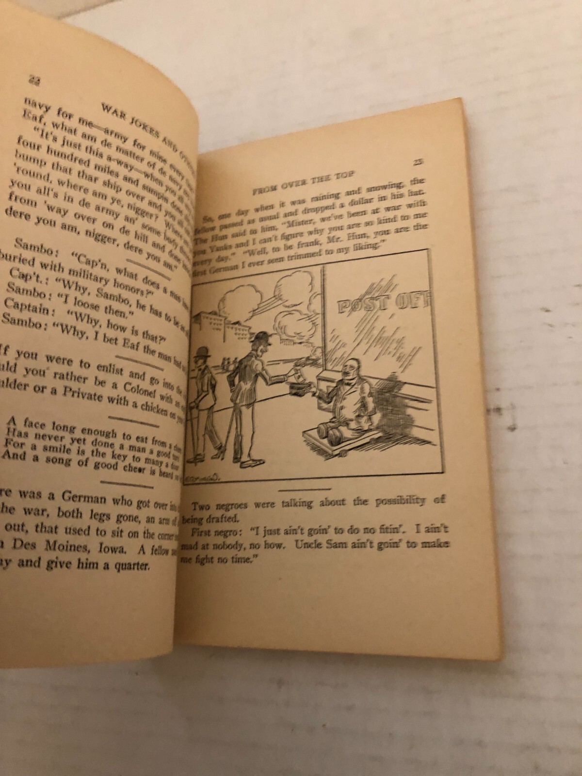War Jokes and Others From Over The Top 1919 Milt Runkle
