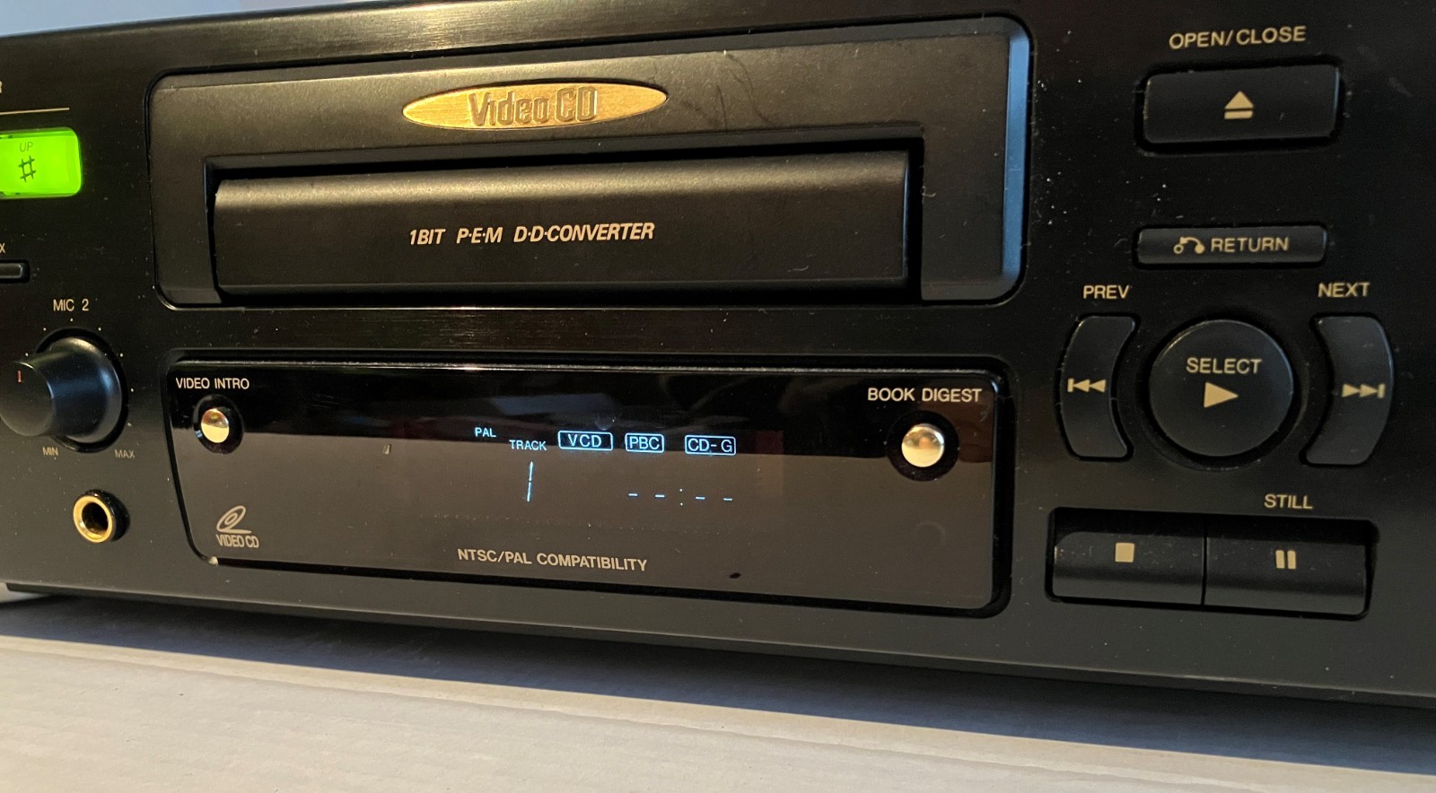 RSQ-SV222 Video CD VCD Karaoke Player With Power Cord No Remote