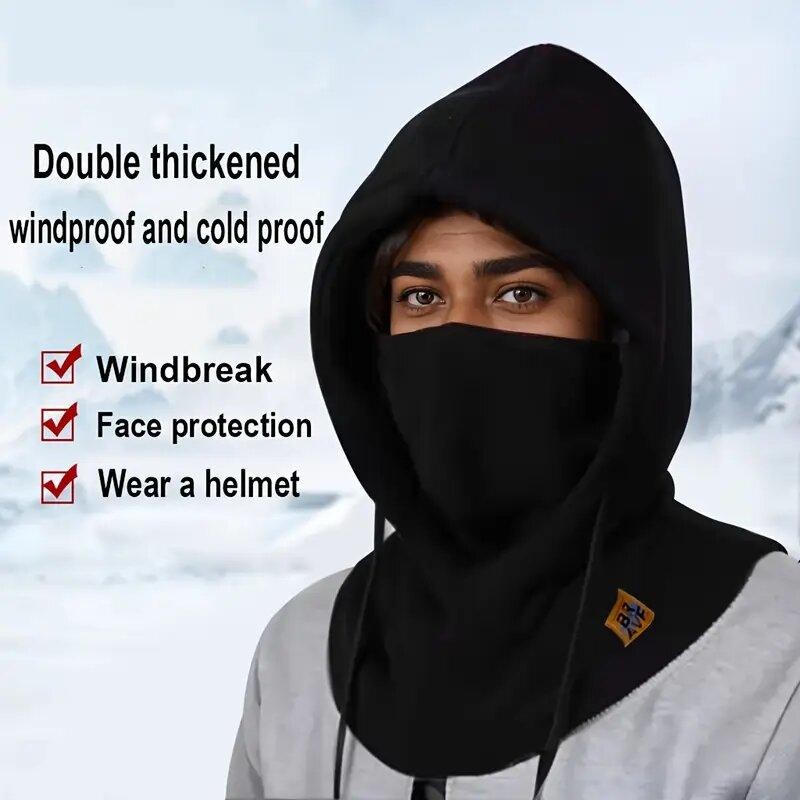 Winter Warm Hat Mask Neck Warmer 3 in 1 Windproof Balaclava Cold Weather Gear