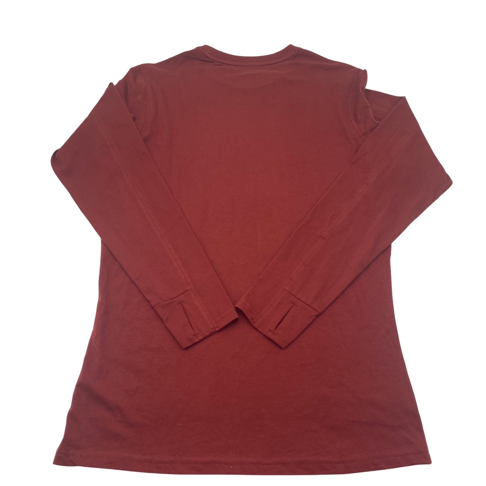 Kuhl Mens Mountain Graphic Long Sleeve Shirt Organic Cotton Cayenne Small Hiking