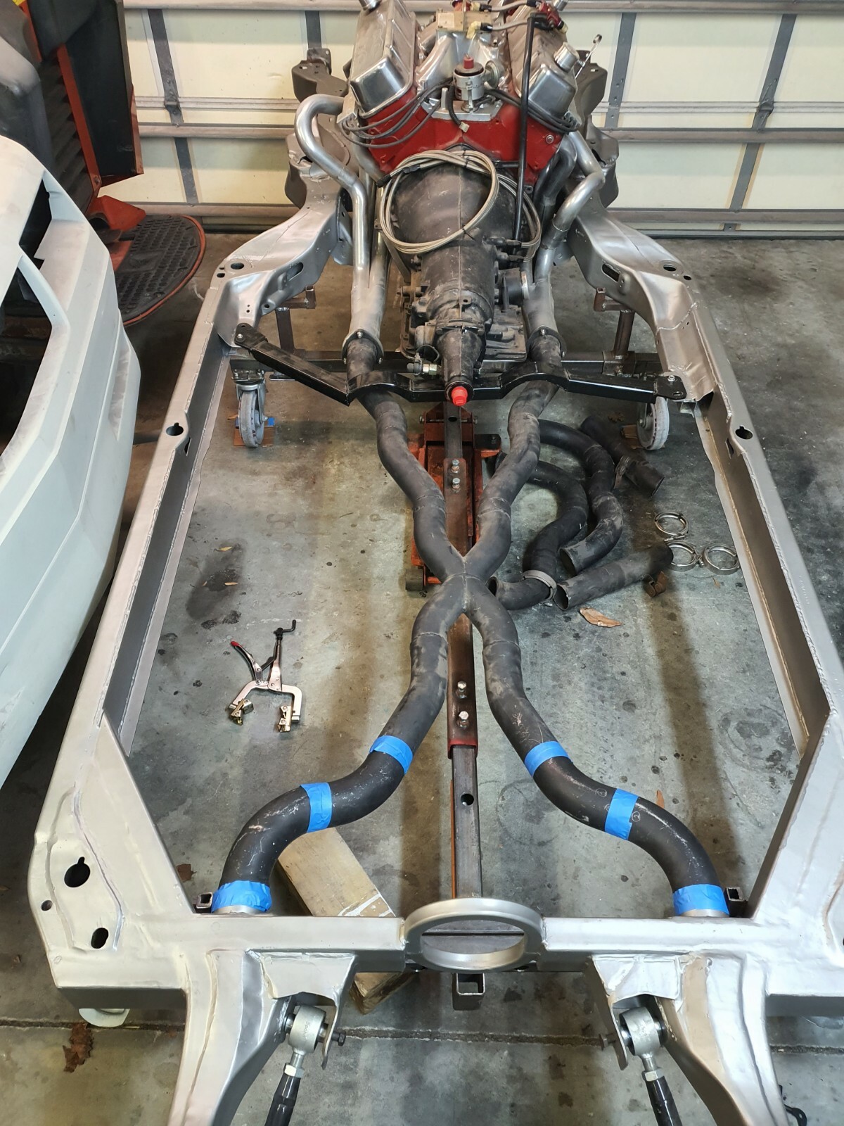 El Camino G-Body Pro Street Drag Tubbed BackHalf 4-Link Chassis Frame Race Ford9